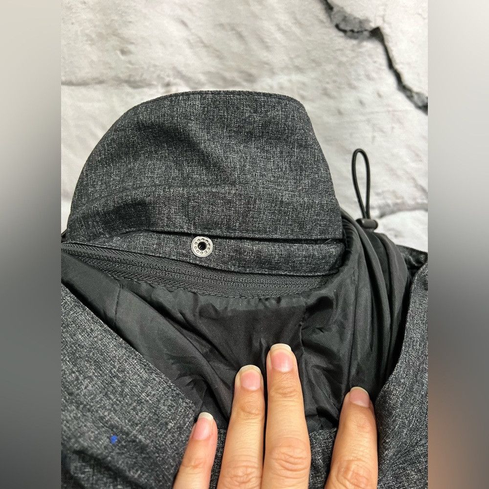Outerknown OUTERKNOWN The Journey Black Grey Nylon Zip Up Button Up Ho Size US L / EU 52-54 / 3 - 5 Thumbnail
