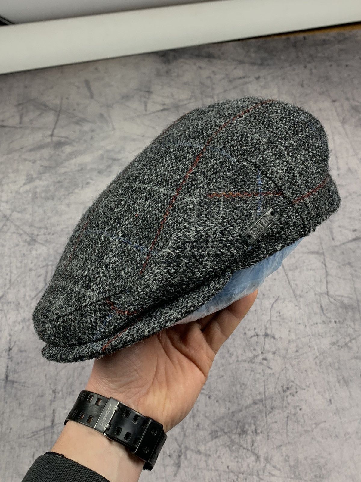 Harris Tweed × Vintage New Harris Tweed Wool Flat Hat Cap Size ONE SIZE - 2 Thumbnail