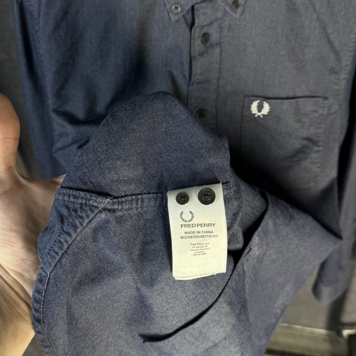 Fred Perry Vintage Fred Perry Cotton Shirt M Chest Logo overshot Size US M / EU 48-50 / 2 - 5 Thumbnail