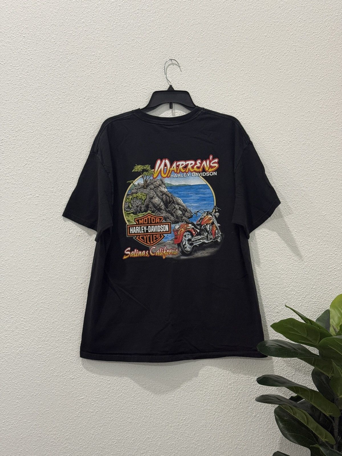 Harley Davidson Vintage Y2K Warrens Harley Davidson Salinas CA 2005 XL USA Size US XL / EU 56 / 4 - 1 Thumbnail