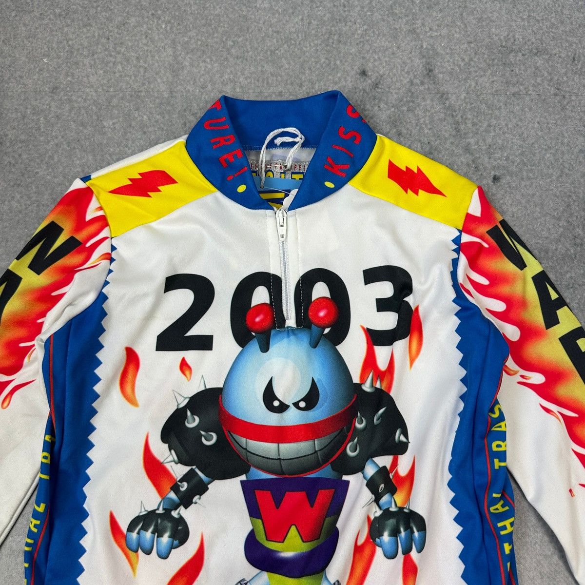 Walter Van Beirendonck W&LT Walter Van Beirendonck Puk Puk 2003 Cycling Jersey 104 Size US XXS / EU 40 - 3 Thumbnail