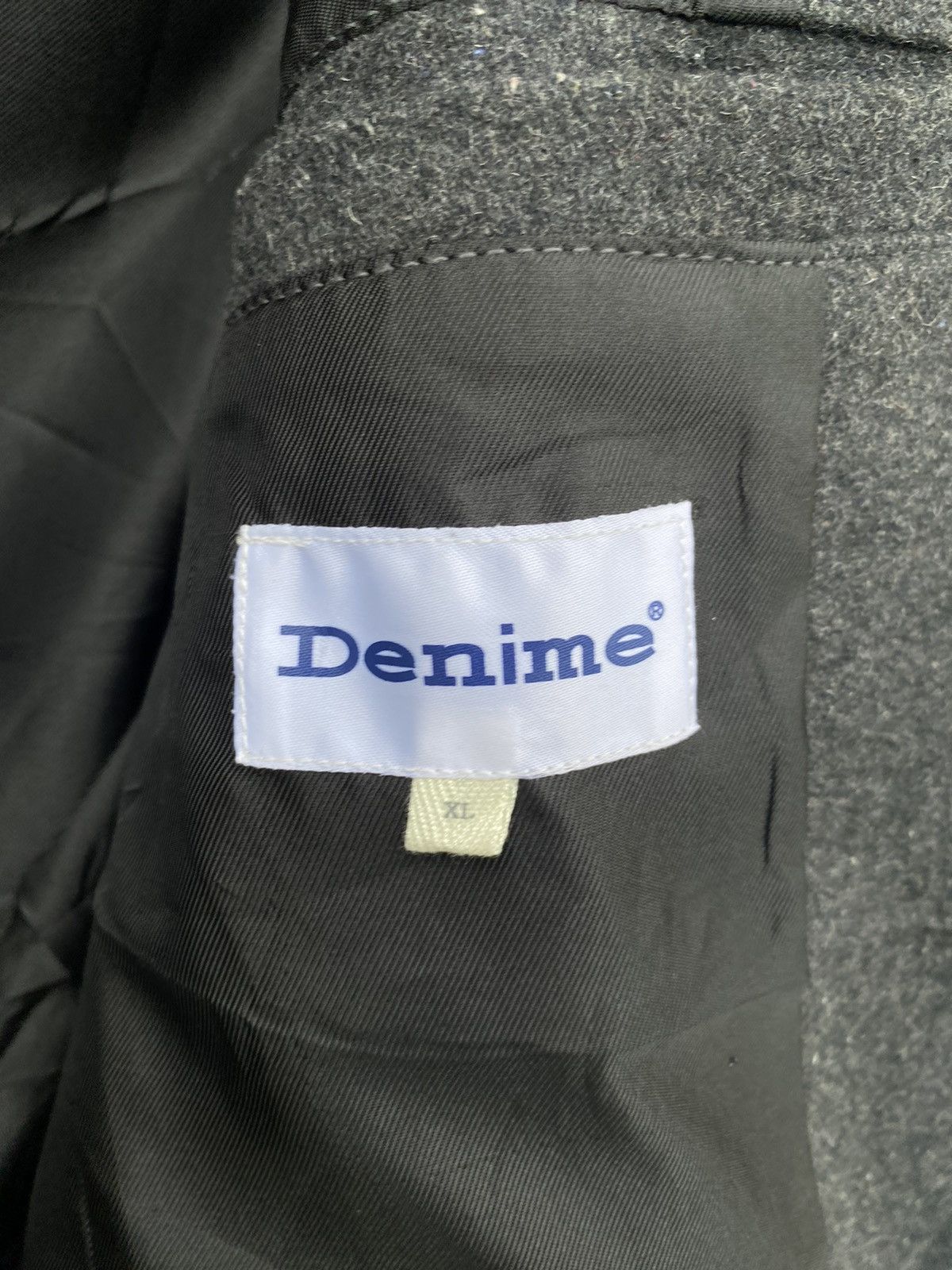 Denime × Japanese Brand × Kapital JAPAN BRAND DENIME DUFFEL COAT WITH HOODIES WOOL JACKET Size US M / EU 48-50 / 2 - 4 Thumbnail