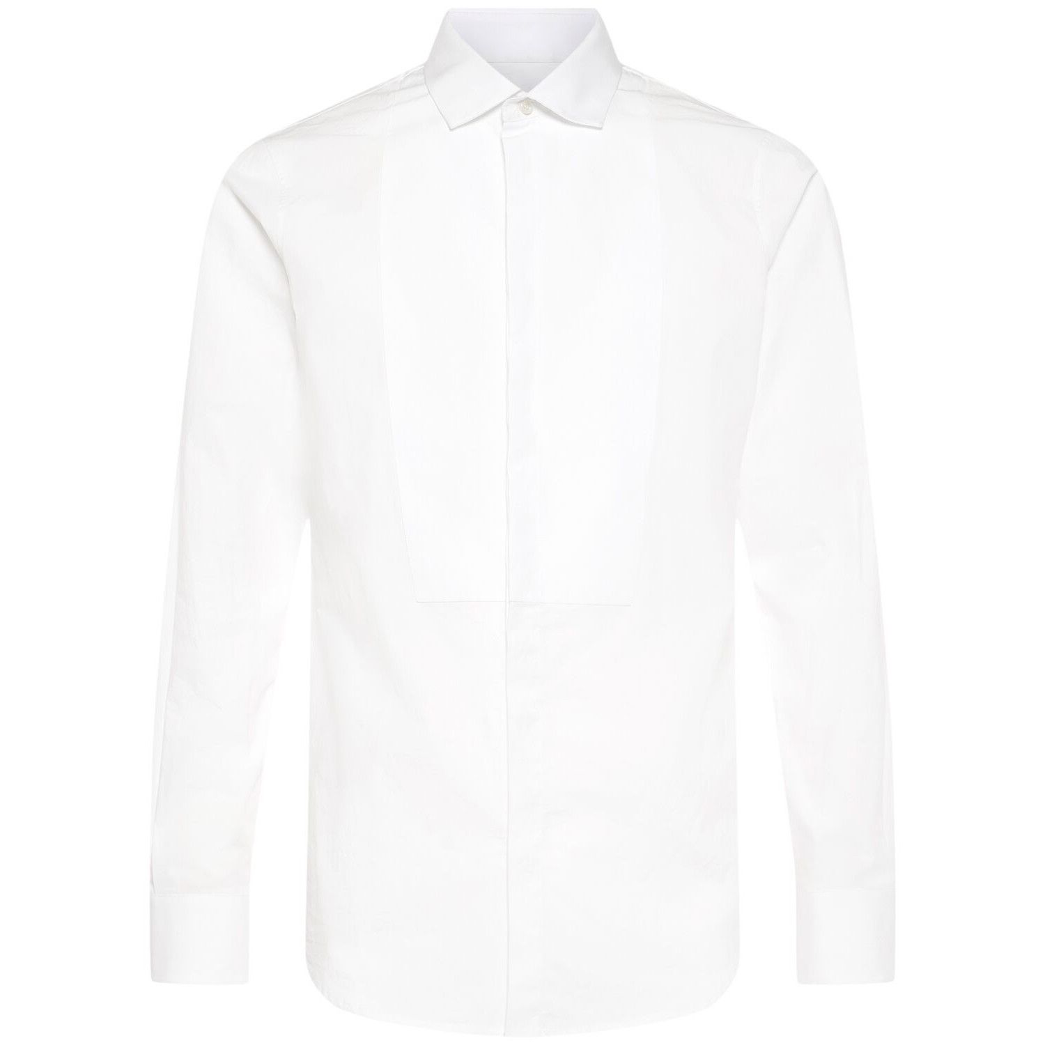 Dsquared2 DSQUARED2 White Easy Slim Tuxedo Shirt New & Authentic (Men' Size US XXL / EU 58 / 5 - 1 Thumbnail