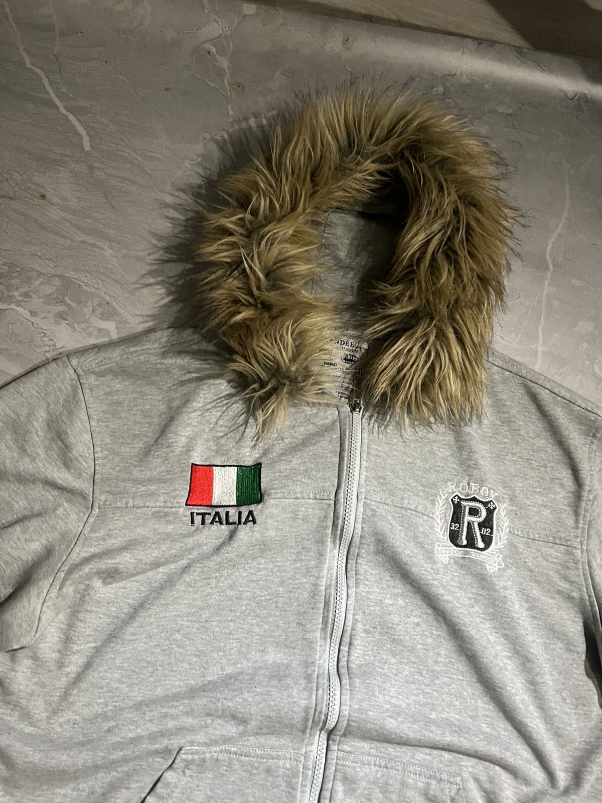 Japanese Brand Minimalist Streetwear Hoodie / Archive Glam Y2K / Swag Gray Size US XXL / EU 58 / 5 - 6 Thumbnail