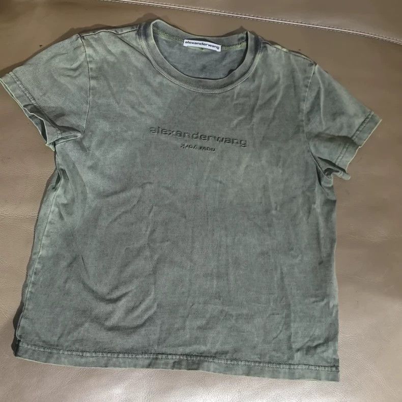 Alexander Wang Alexander Wang Embroidered Cotton T-shirt - dmc Size US S / EU 44-46 / 1 - 1 Thumbnail