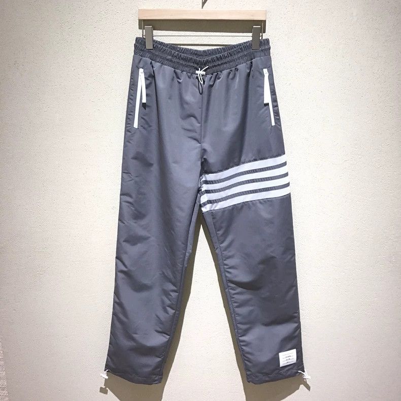 Thom Browne Thom Browne Nylon Mesh Stripe Sweatpants - dmc Size US 30 / EU 46 - 1 Thumbnail