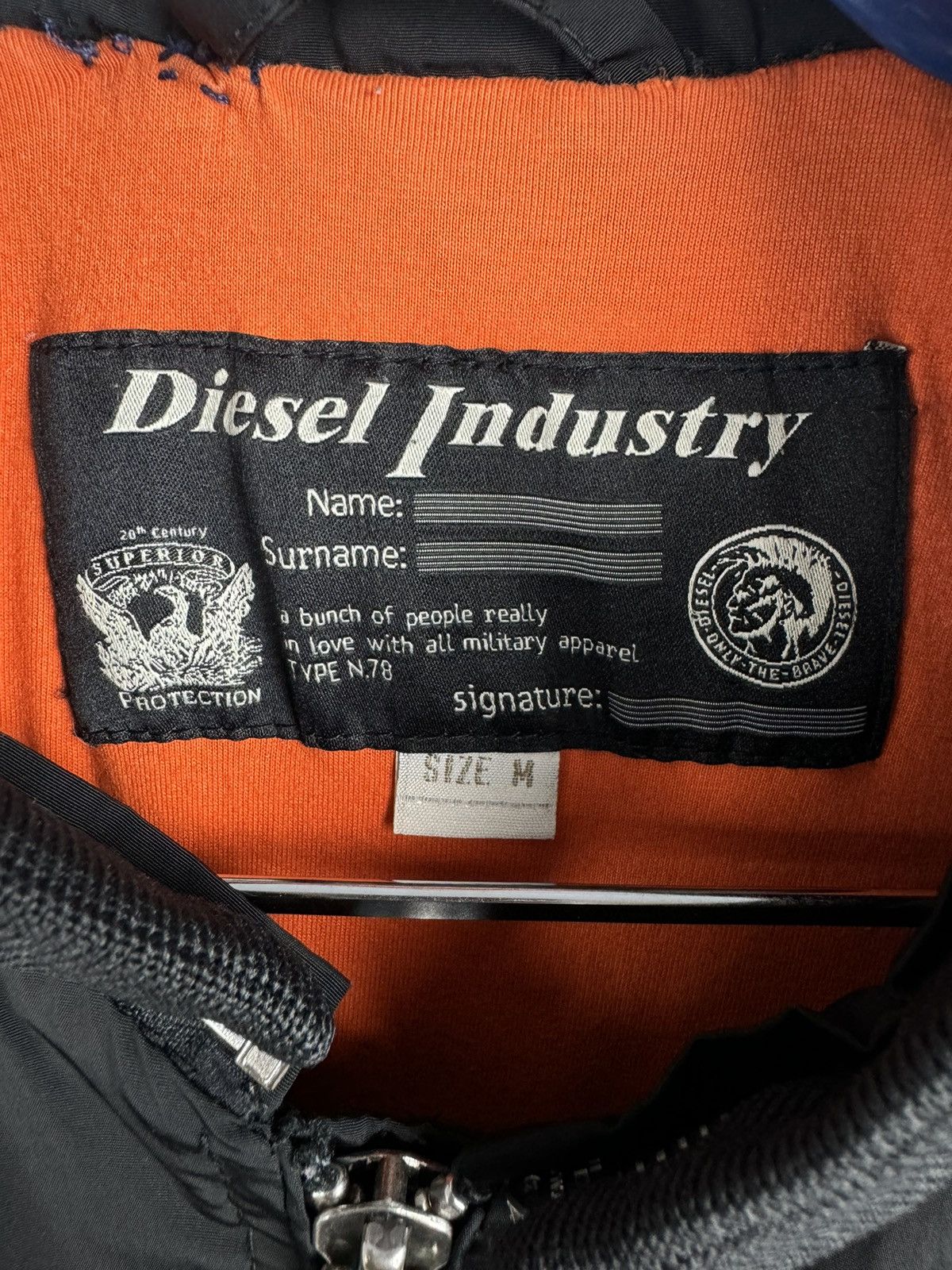 Designer Vintage Y2K Diesel Black Light Racer Jacket Size US M / EU 48-50 / 2 - 15 Thumbnail
