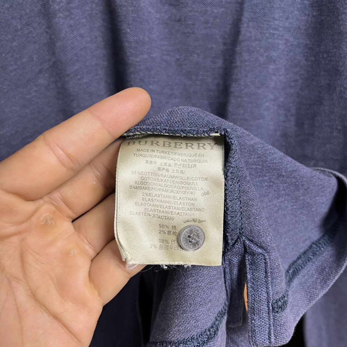 Burberry × Burberry Prorsum Burberry Nova Check Steel Logos Poloshirt Size US S / EU 44-46 / 1 - 9 Thumbnail