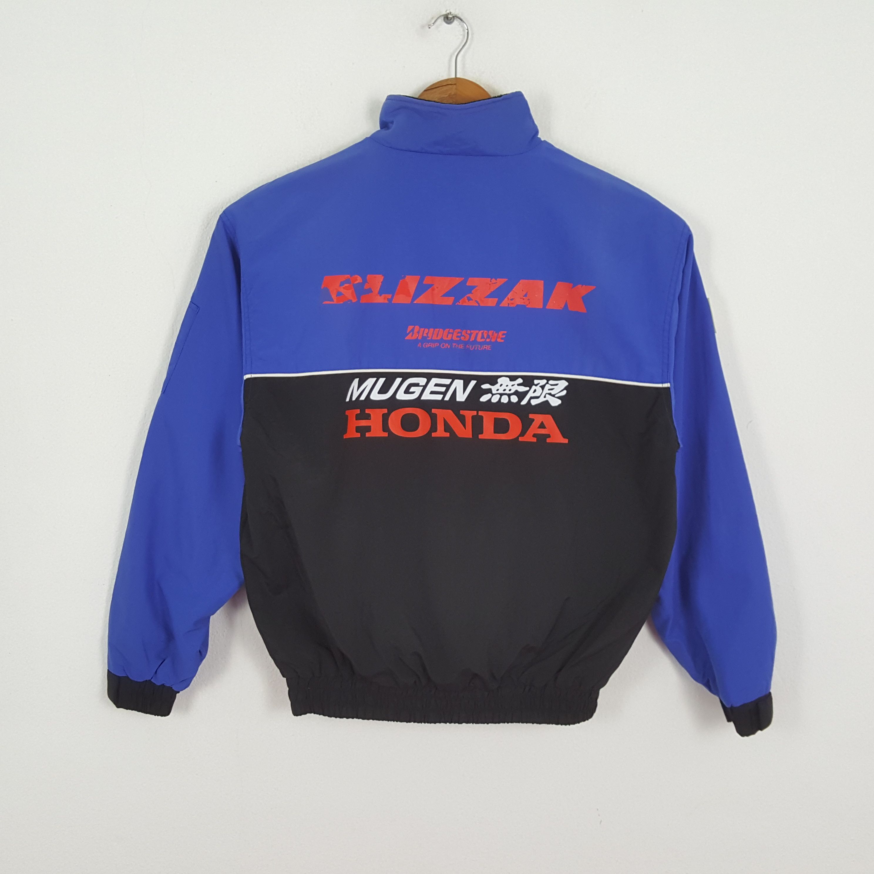 Honda × Vintage Vinatge BRIDGESTONE MUGEN HONDA Japanese Team Custom Jacket Size US L / EU 52-54 / 3 - 1 Thumbnail