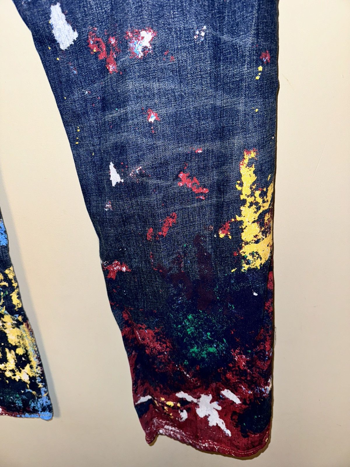 Comme des Garcons × Junya Watanabe × Levi's Levis x Junya Watanabe CDG Man SS17 Paint Splatter Denim Size US 38 / EU 54 - 4 Thumbnail