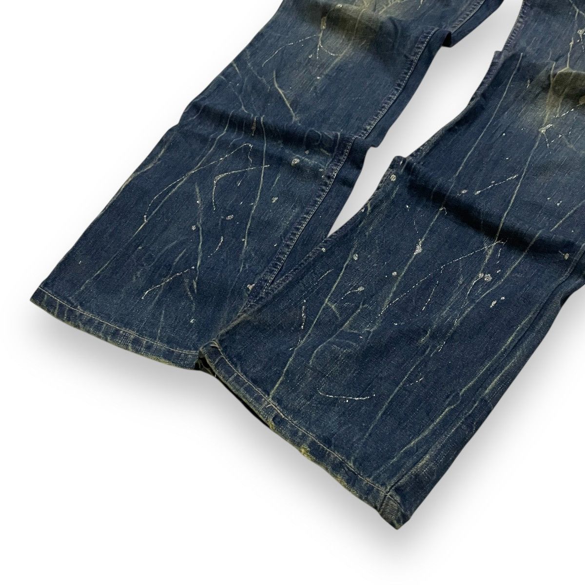 If Six Was Nine ORIGINAL VINTAGE NYLAUS PREMIUM SPLASHED DENIM (35×45) Size US 35 - 7 Thumbnail