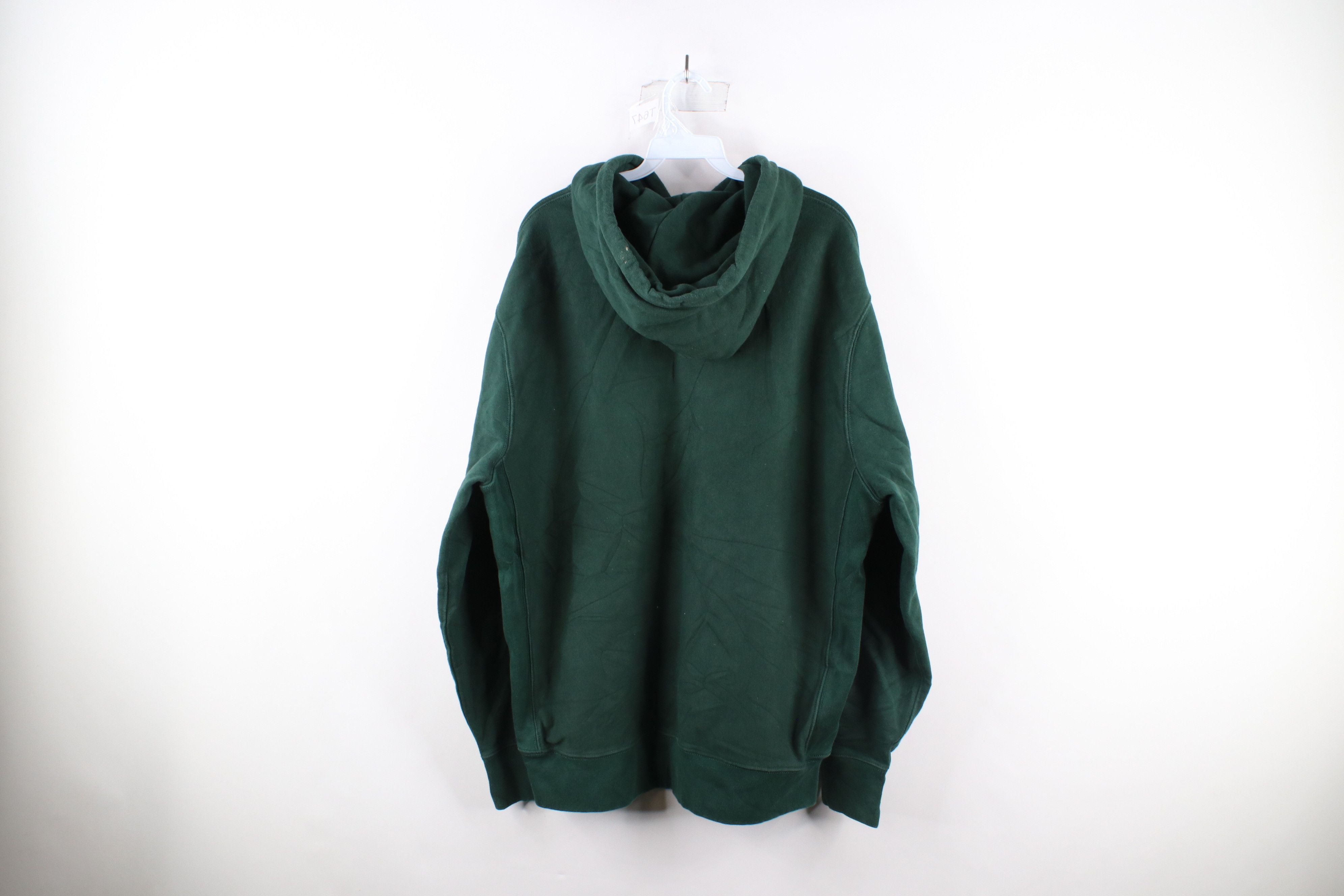 J.Crew × Vintage J Crew Sportswear Heavyweight Hoodie Sweatshirt Hunter Green Size US XL / EU 56 / 4 - 7 Thumbnail