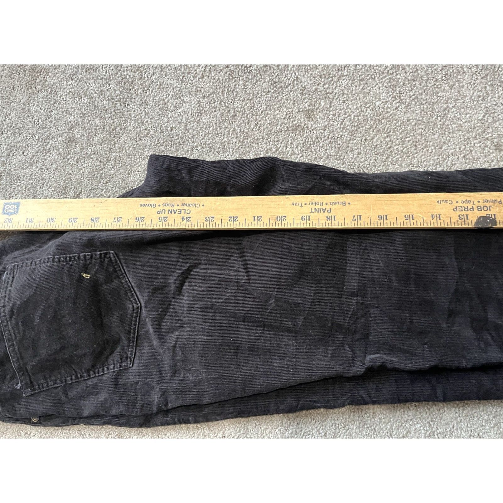Talbots Talbots Pants Women 6 Black Heritage Corduroy Straight Leg Mid Rise Chino Size 28" / US 6 / IT 42 - 6 Thumbnail