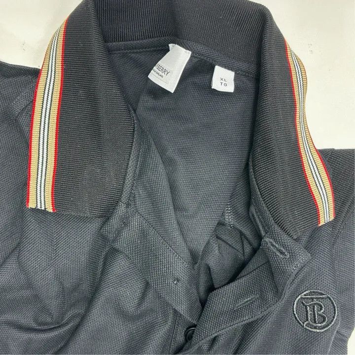 Burberry Burberry Burberry SS22 Color-Block Short Sleeve Polo-2507 Size US XL / EU 56 / 4 - 5 Thumbnail