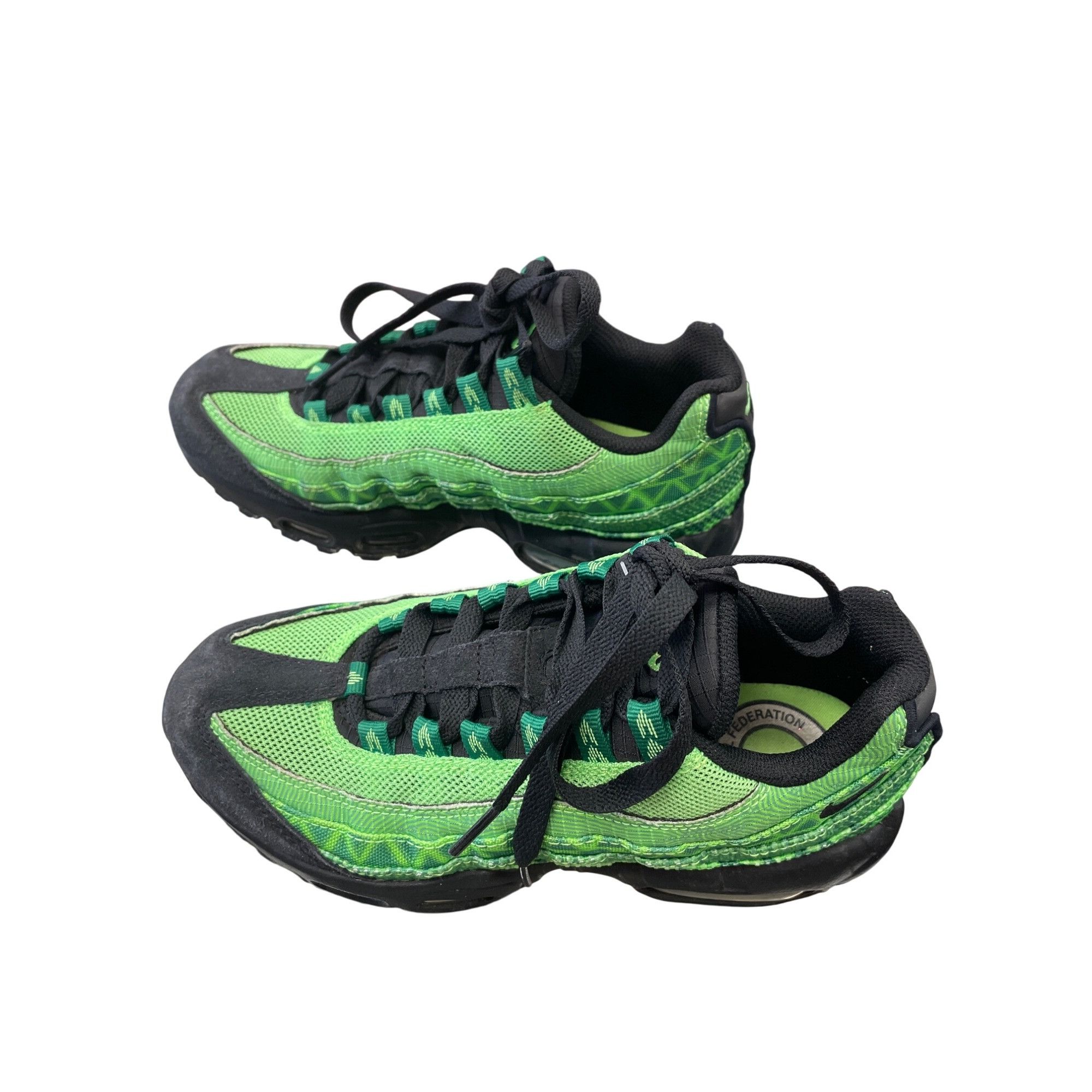 Nike Nike Air Max 95 Lime Green black mens 4.0 wms 5.5 Low sneake Size US 5 / EU 37 - 3 Thumbnail
