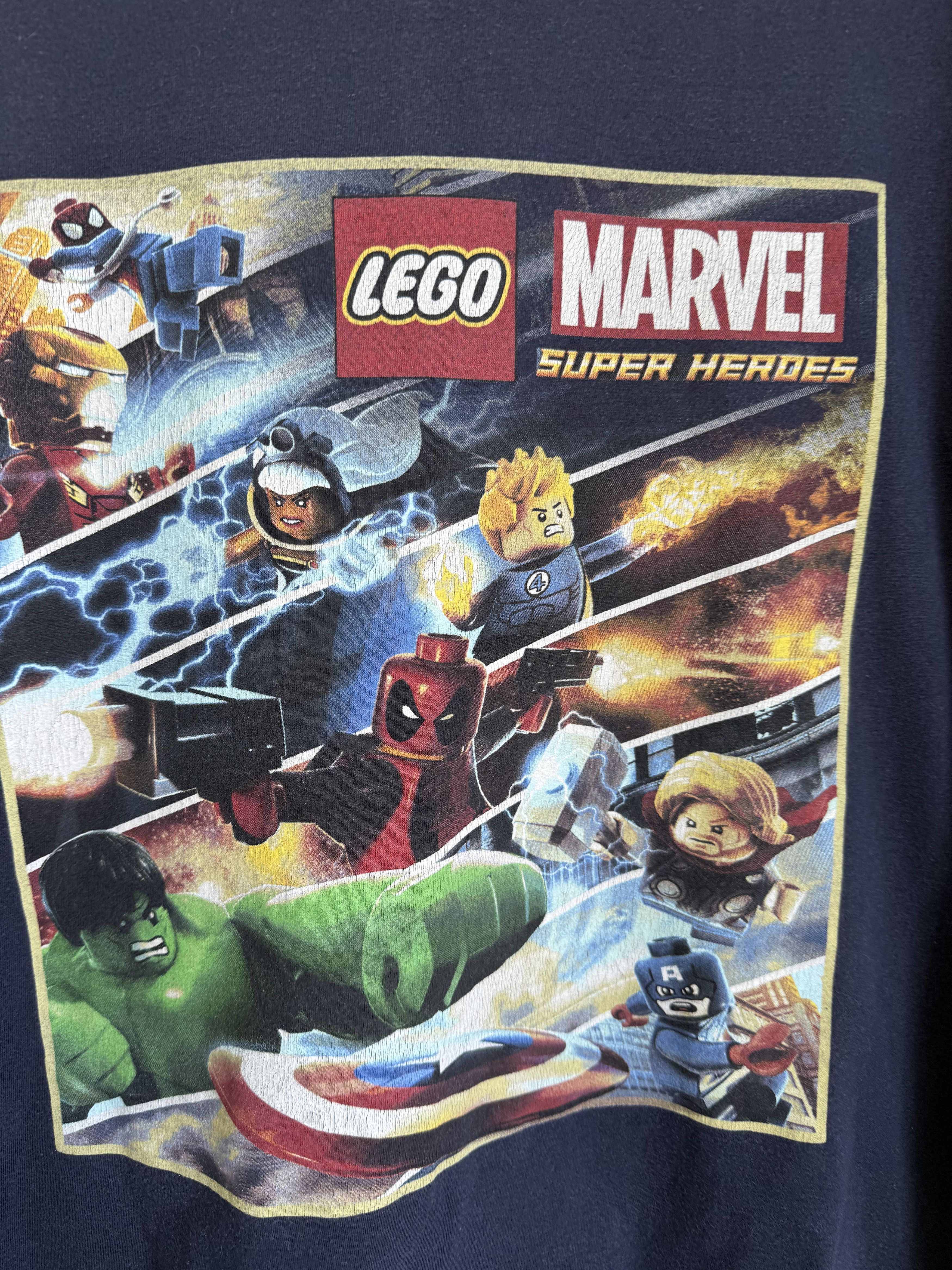 Cartoon Network × Marvel Comics × Vintage Vintage 2013 Lego marvel super heroes t-shirt Size US L / EU 52-54 / 3 - 2 Thumbnail