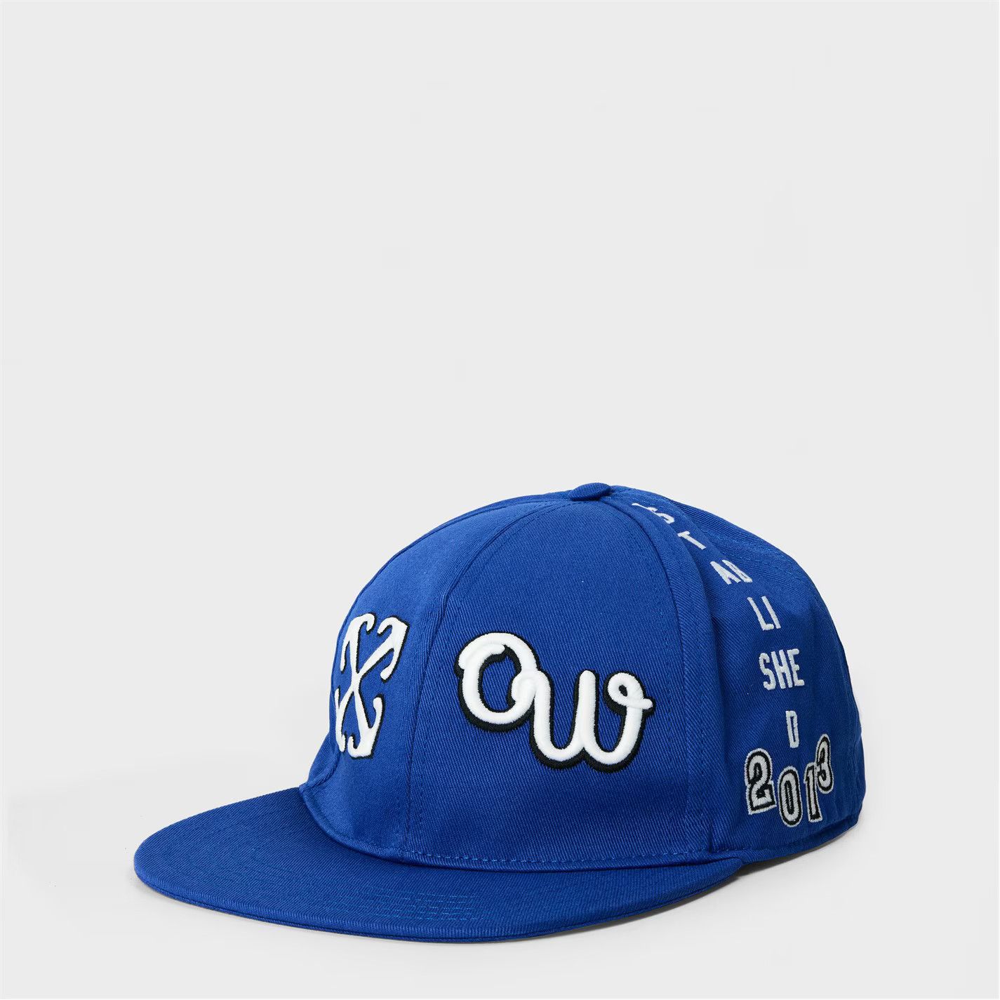 Off-White o1g2r1mq0326 Size: L / Baseball Hat / Cap in Blue Size ONE SIZE - 1 Thumbnail