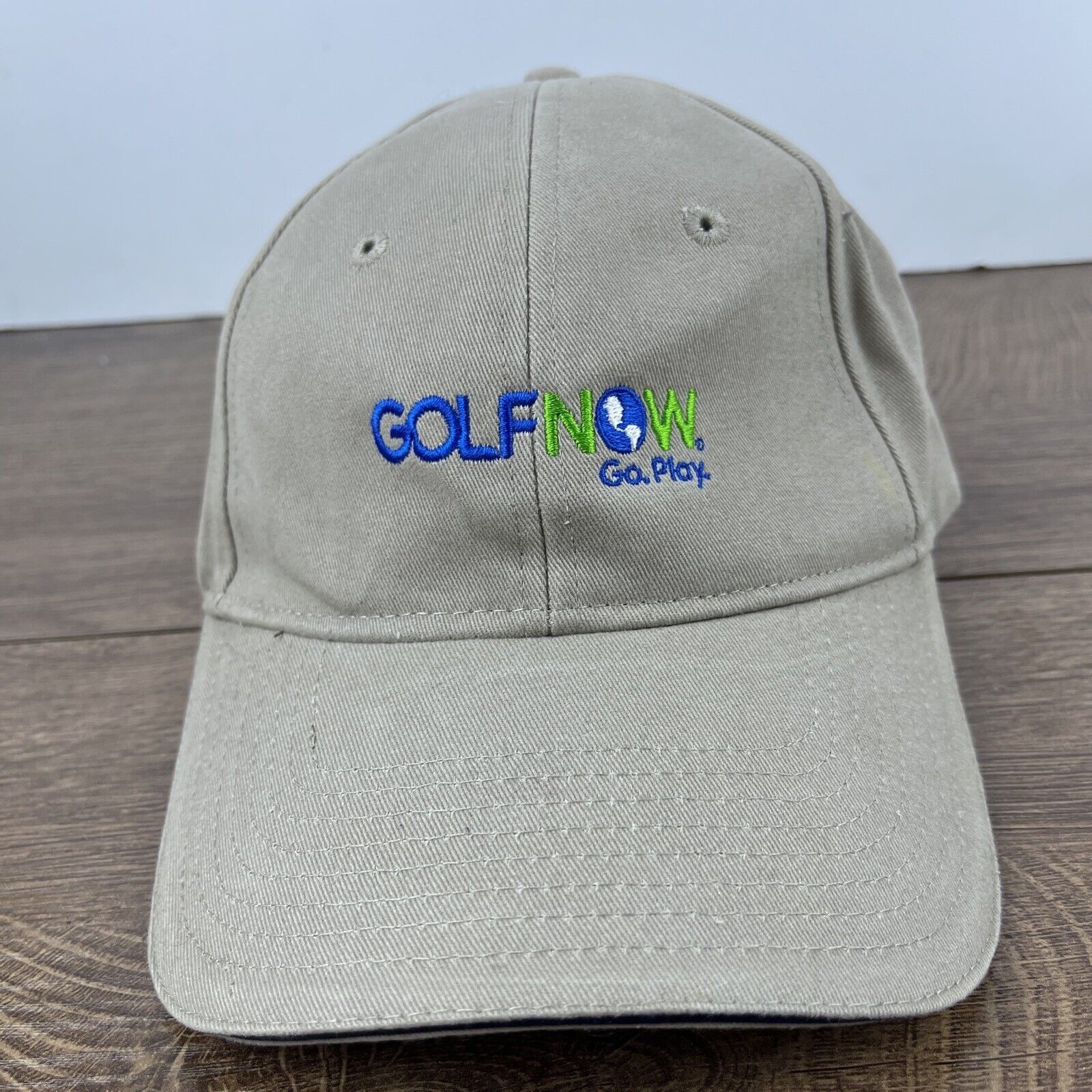 Other Golf Now Go Play Hat Golf Now Hat Tan Brown Hat Adjustable T Size ONE SIZE - 3 Thumbnail