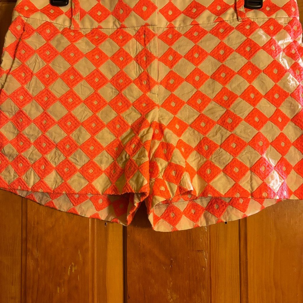Ann Taylor Loft Rivera Pink & Cream Shorts Size 26" / US 2 / IT 38 - 1 Thumbnail