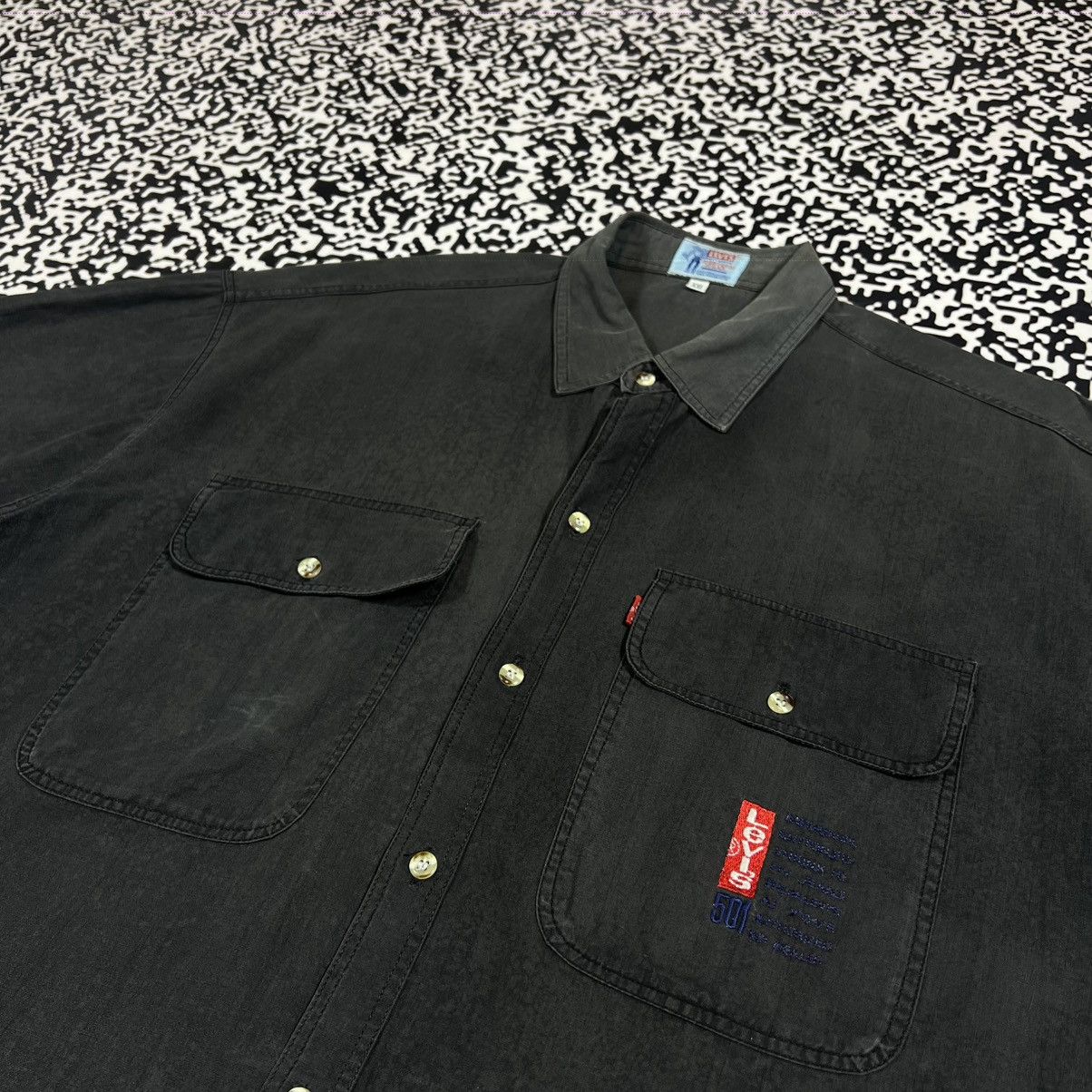 Levi's Vintage Clothing Vintage 80s Levis Western Shirt Faded Retro Casual Rare 90s Size US XXL / EU 58 / 5 - 8 Thumbnail