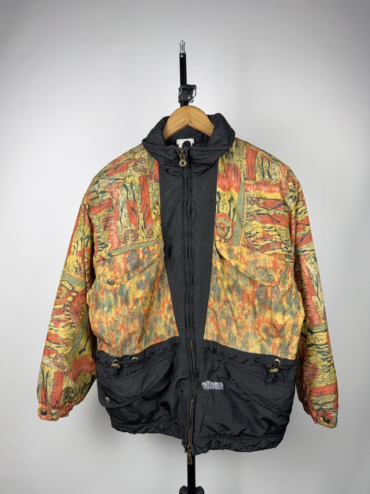 Vintage Archive RETRO Ellesse Africa Art Work Ski Jacket 90s