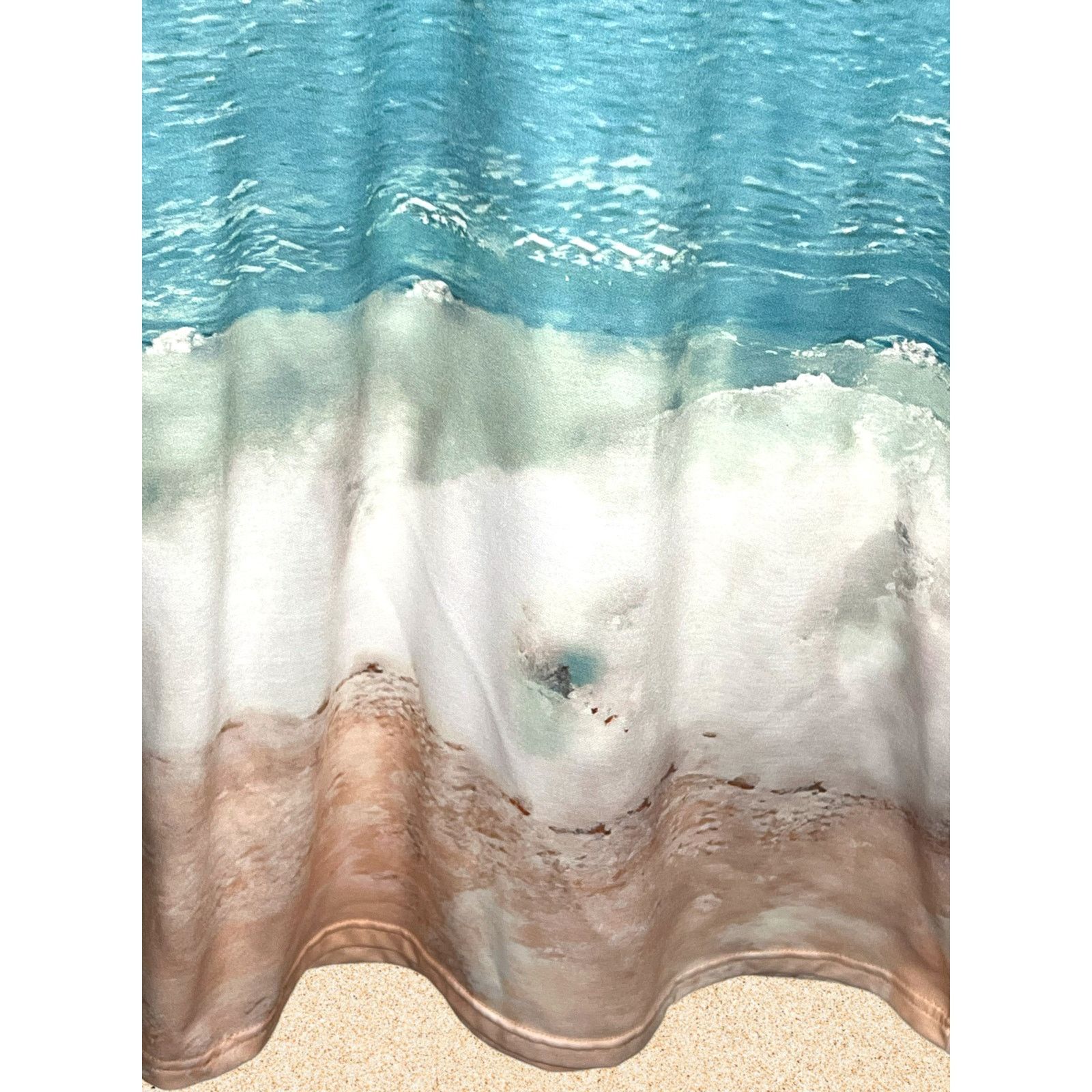 Other Women's Casual Beach Wave Surf Print Short Sleeve Shirt Size XXL / US 16-18 / IT 52-54 - 10 Thumbnail