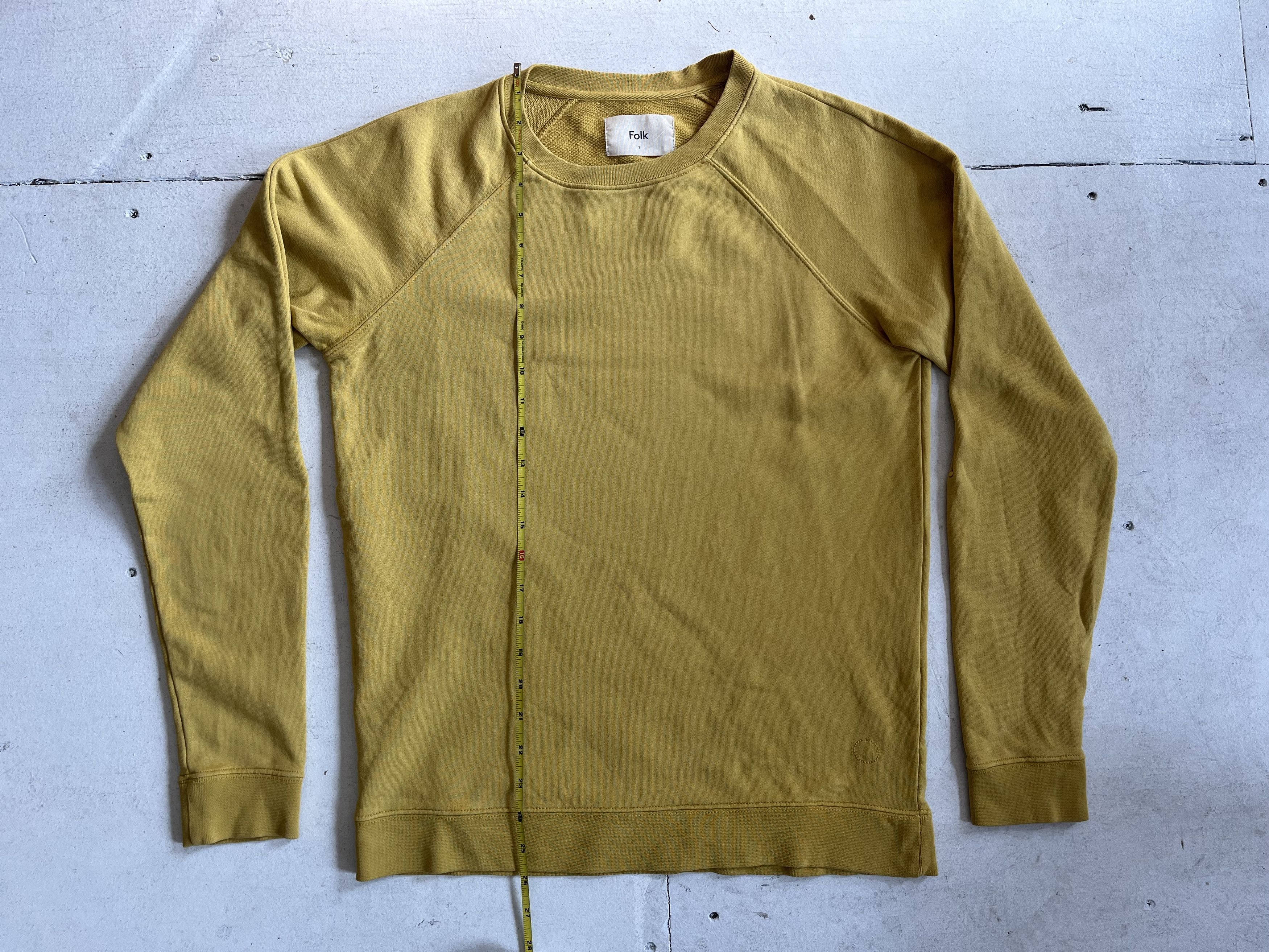 Folk Yellow Sweatshirt Size US XS / EU 42 / 0 - 4 Thumbnail