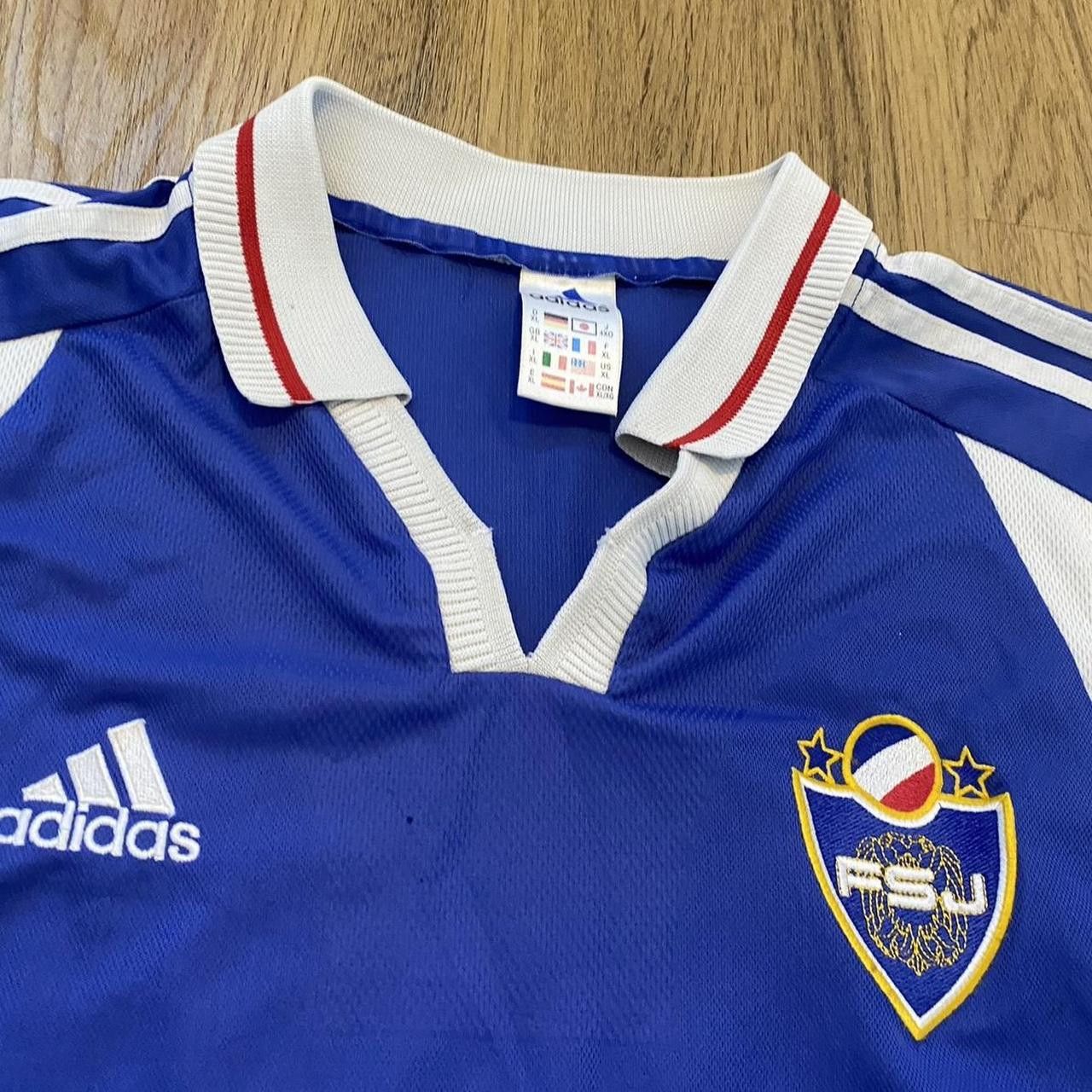Adidas 2000-01 Jugoslavia Adidas Home Football Shirt Vintage Retro Size US XL / EU 56 / 4 - 7 Thumbnail