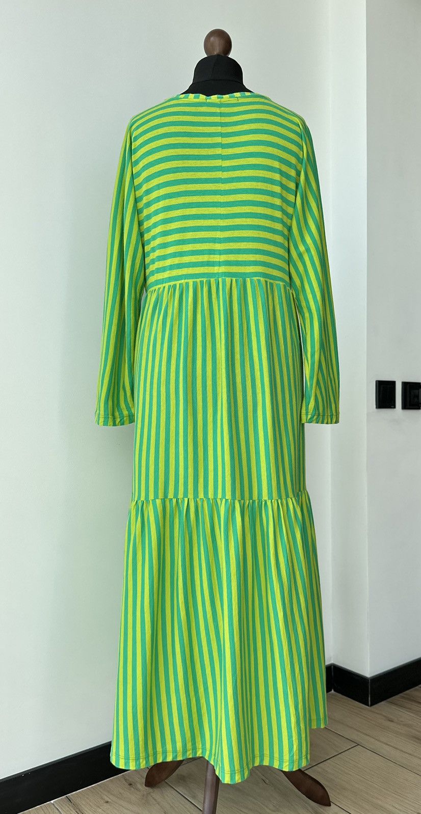 Other Gudrun Sjoden Women's Long Striped Dress Organic Size M Size M / US 6-8 / IT 42-44 - 4 Thumbnail