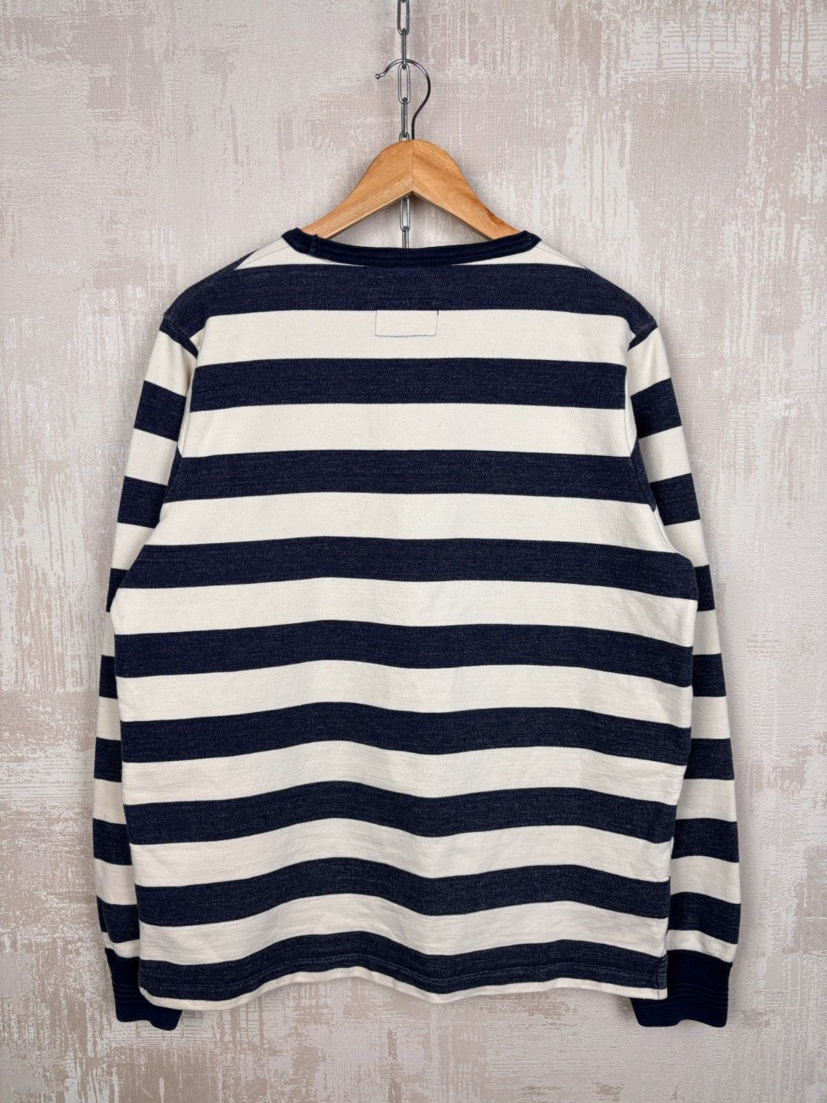 Albam Albam Crew Neck Sweatshirt Striped Size M Heavy Cotton Size US M / EU 48-50 / 2 - 16 Thumbnail