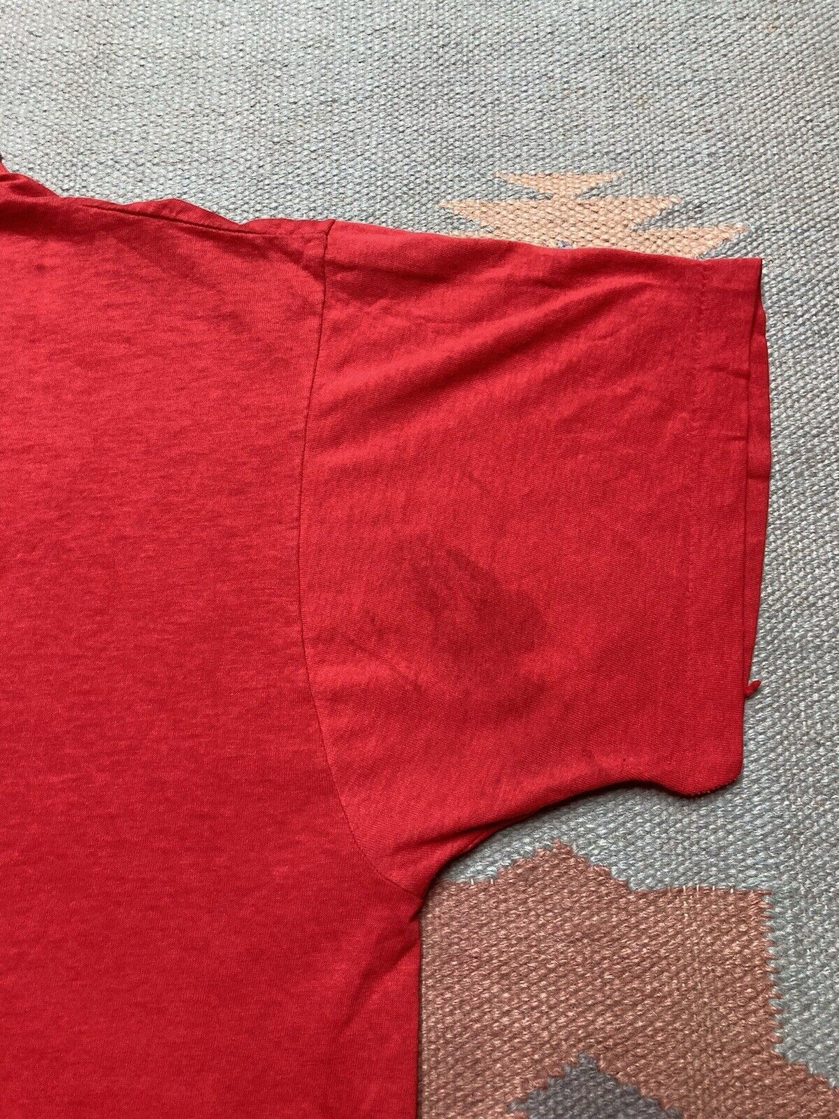 Vintage 80s t shirt flint Michigan fitness thin soft screen stars XL Size US XL / EU 56 / 4 - 7 Thumbnail