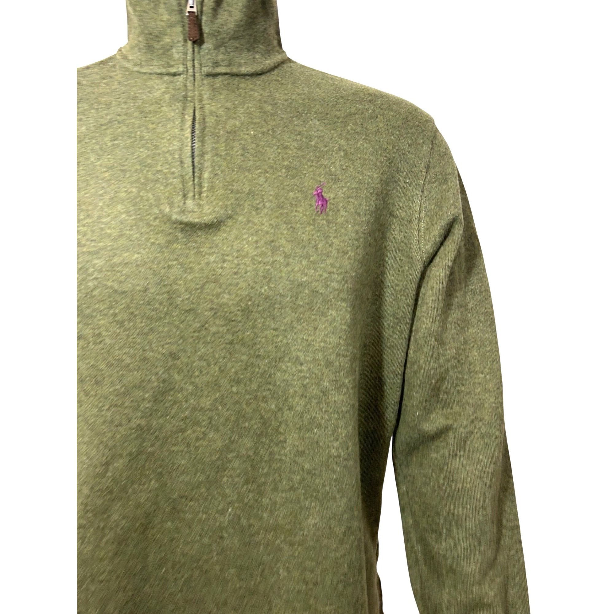 Polo Ralph Lauren Polo Ralph Lauren Men Sweater M Olive Green 1/4 Zip Mock Nec Size US M / EU 48-50 / 2 - 6 Thumbnail