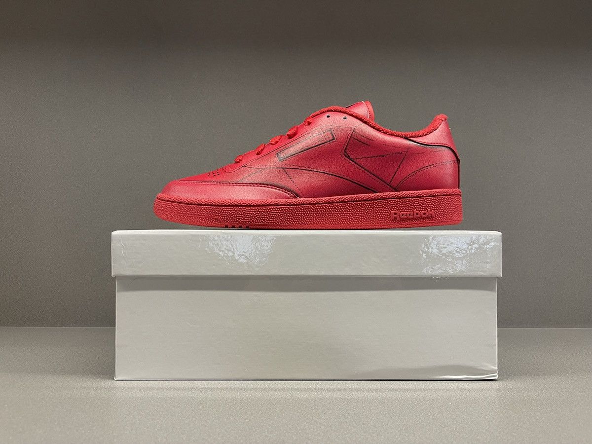 Maison Margiela × Reebok Reebok Club C TL Maison Margiela Vector Red Size US 9 / EU 42 - 2 Thumbnail