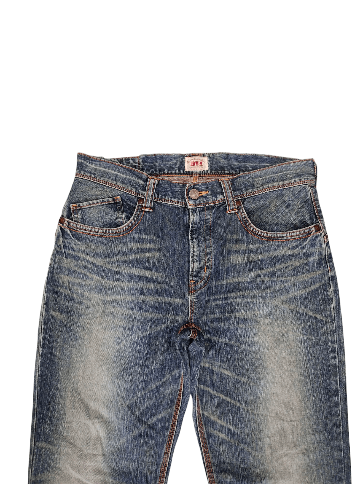 Kapital Vintage Edwin Buckle Back Distress Faded Clawmark Denim Jean Size US 36 / EU 52 - 4 Thumbnail