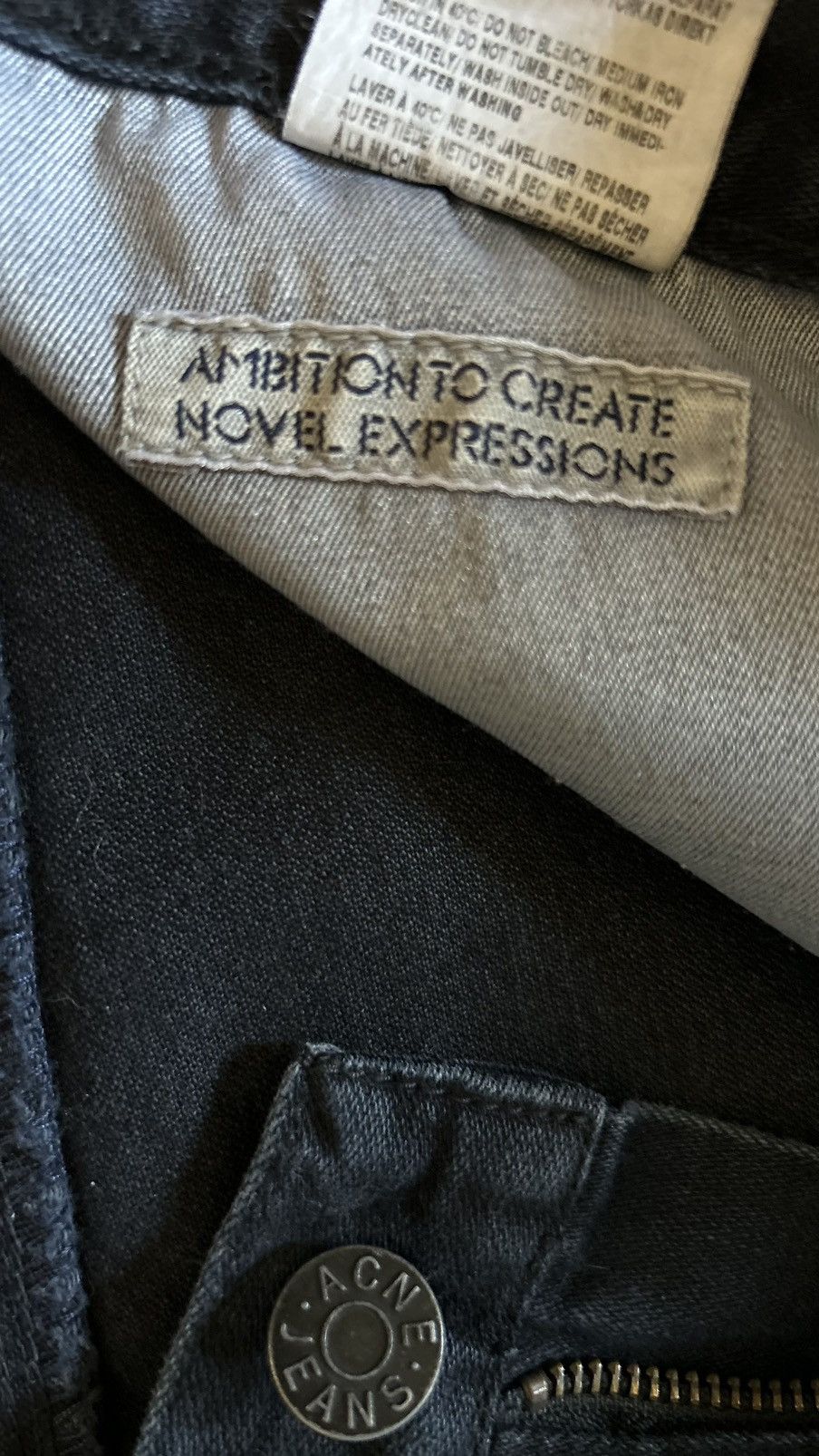 Acne Studios Acne Studios Max Blackness Jeans Size US 31 - 6 Thumbnail