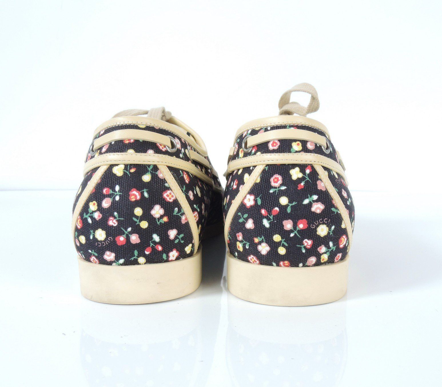 o1smst1ft0424 Floral Boat Sneaker in Multicolor