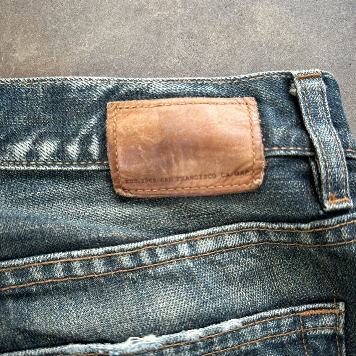 Japanese Brand Vintage Japanese Rusty Distressed Faded Denim Jean Pant W33 Size US 33 - 12 Thumbnail