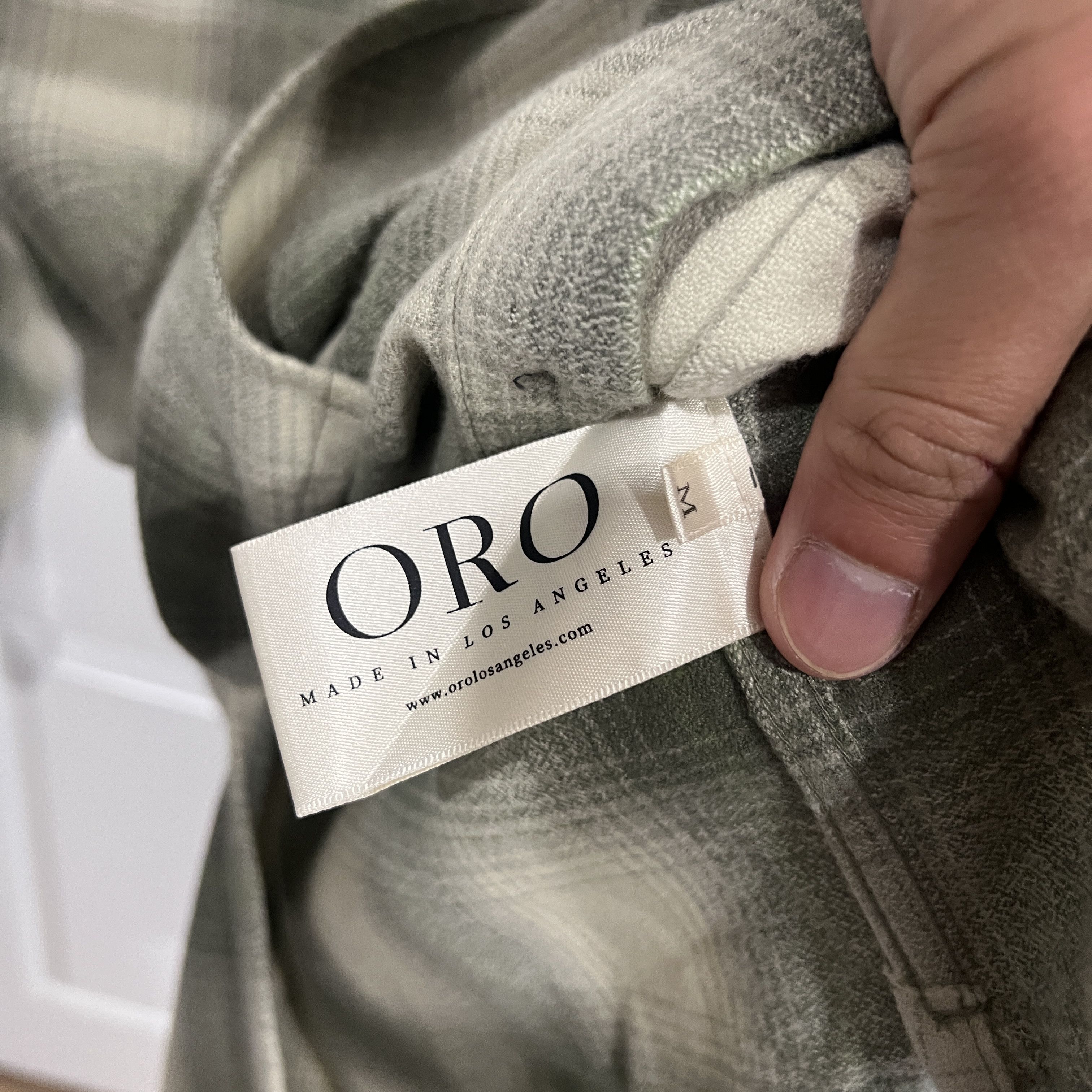 Oro Los Angeles Kitza Plaid Button Up Size US M / EU 48-50 / 2 - 5 Thumbnail