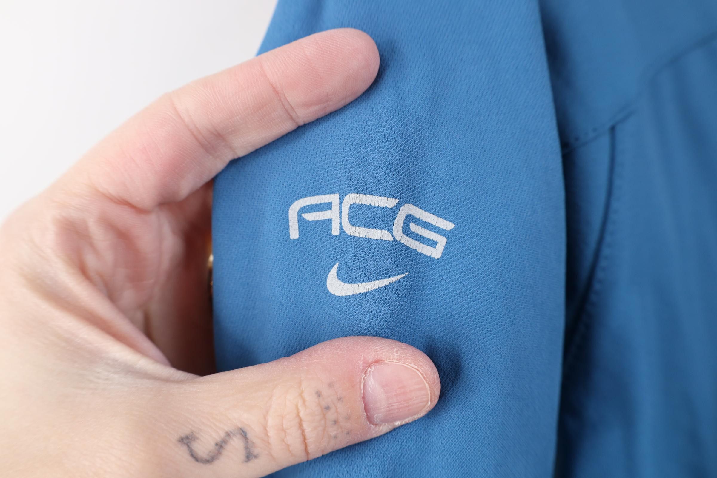 Nike Vintage Y2K Nike ACG Scott Mini Swoosh Softshell Jacket Blue Size S / US 4 / IT 40 - 6 Thumbnail