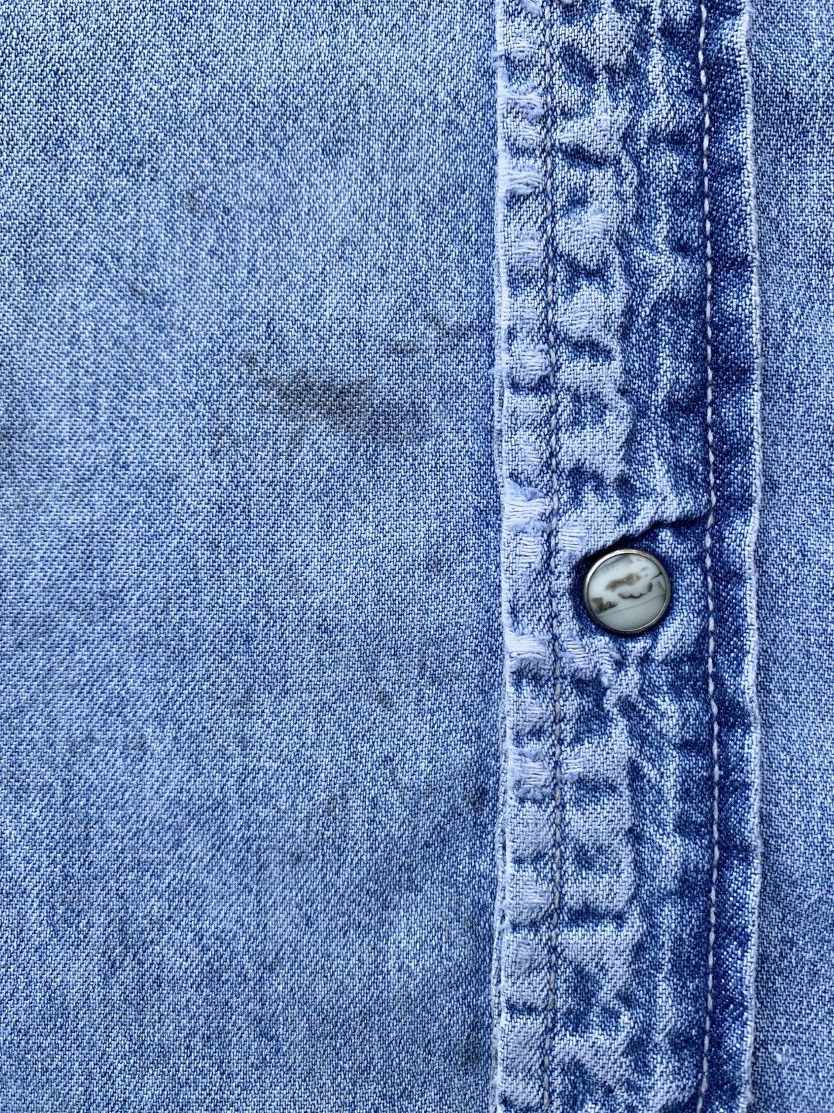 Levi's repaired sashiko patchwork levi’s 1990s western shirt Size US M / EU 48-50 / 2 - 6 Thumbnail