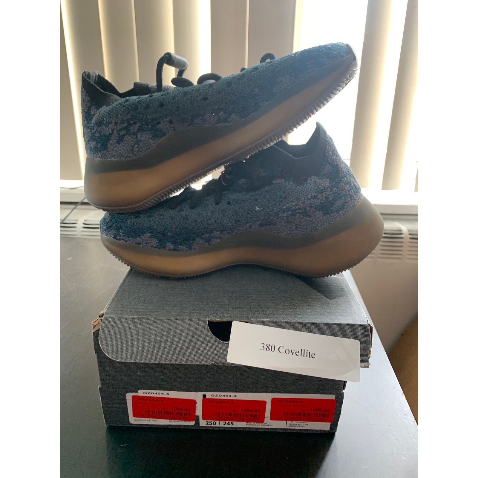 Adidas adidas Yeezy Boost 380 Covellite Size 4.5 NEW SHIPS NOW Size US 5 / EU 37 - 5 Thumbnail
