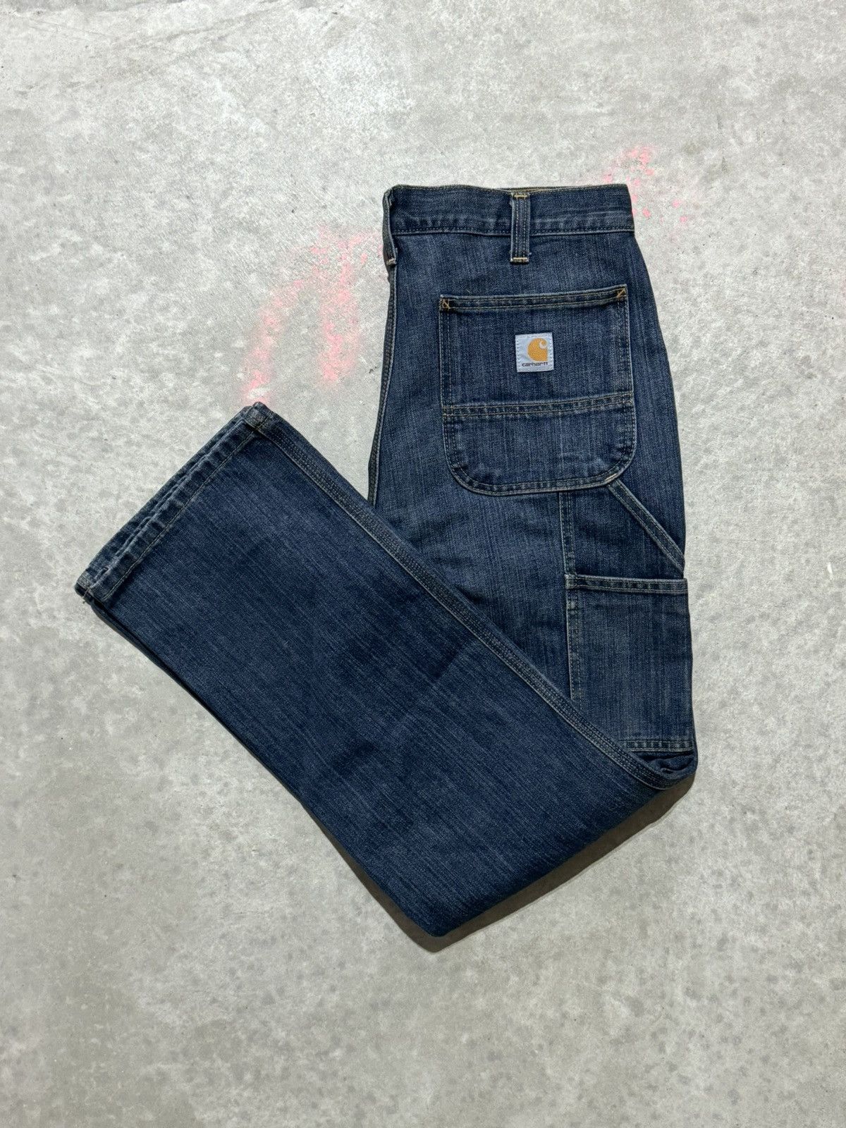 Carhartt × Vintage Carhartt Carpenter Denim Jeans 32x32 Size US 32 / EU 48 - 1 Thumbnail