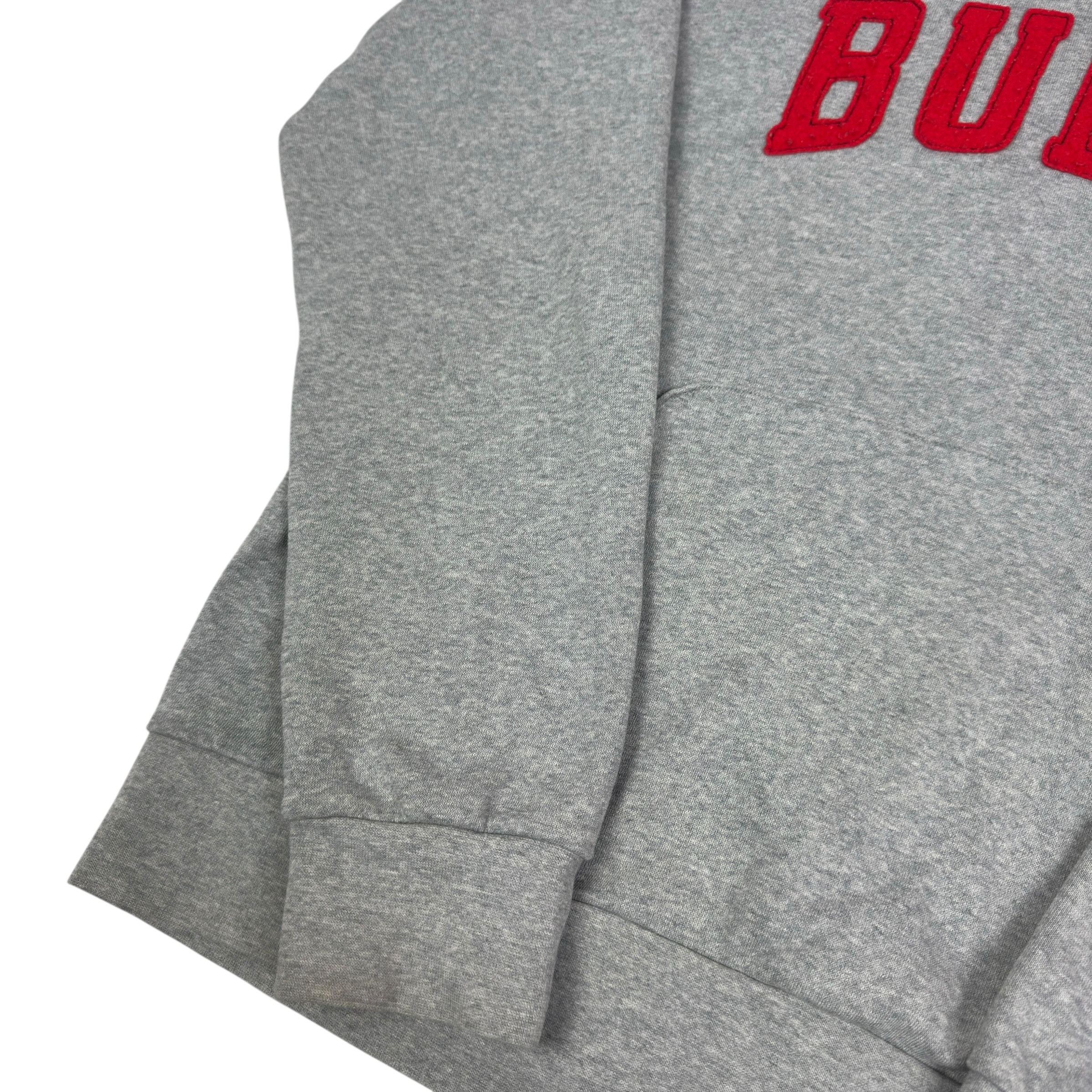 Adidas × NBA Adidas Men Heather Gray Pockets Chicago Bulls Hoodie Medium Size US M / EU 48-50 / 2 - 6 Thumbnail