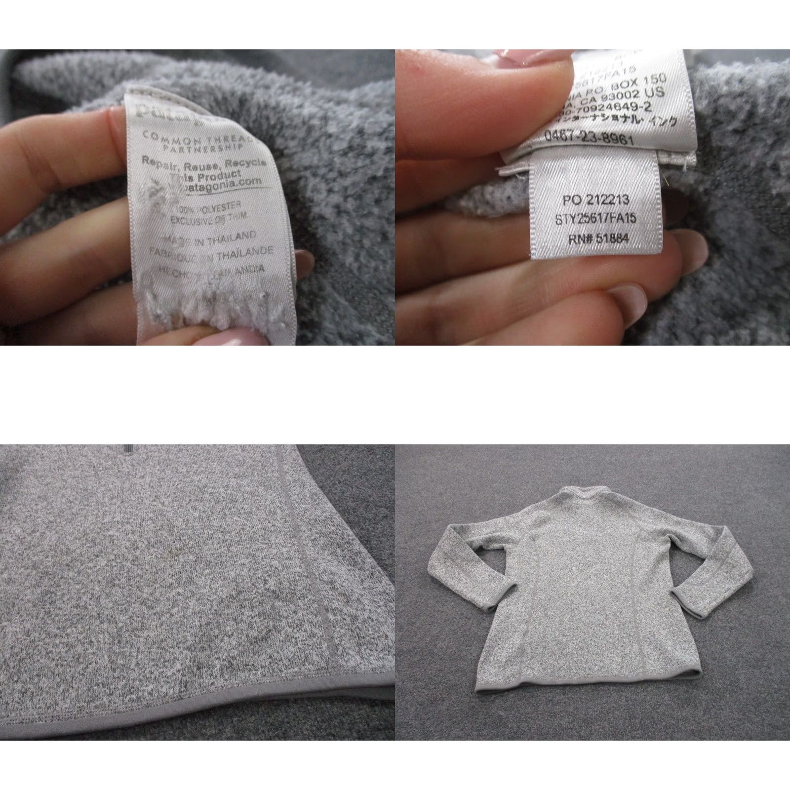 Patagonia Patagonia Jacket Women S Better Sweater Fleece Jumper Outdoor Hiking Gray Size S / US 4 / IT 40 - 8 Thumbnail