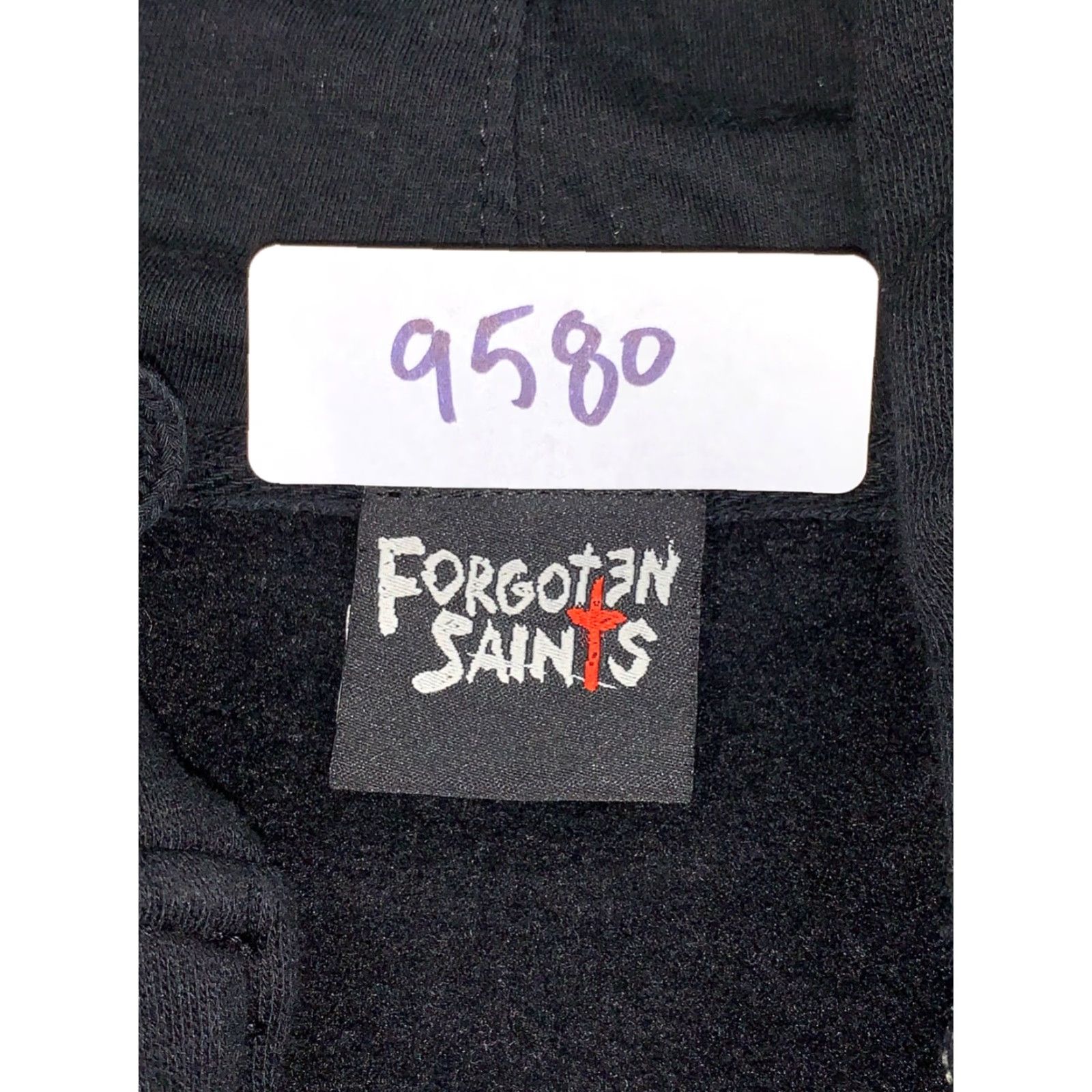 Vintage Forgotten Saints Jacket Mens L Black Rock & Roll Full Zip Hooded #9580 Size US L / EU 52-54 / 3 - 2 Thumbnail