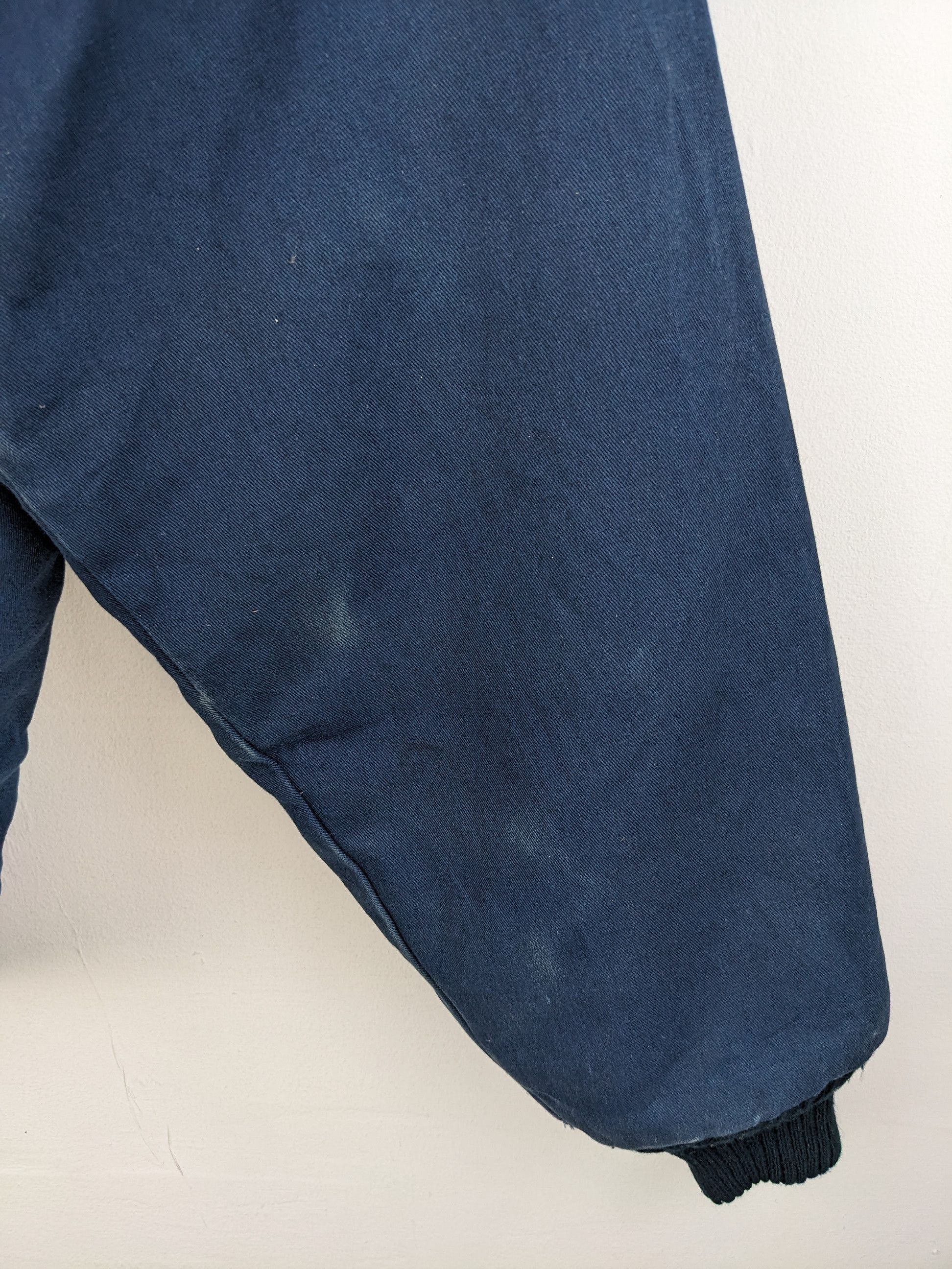 Dickies × Vintage Vintage 1990s Dickies Bomber Jacket Faded Blue Made In USA Size US L / EU 52-54 / 3 - 11 Thumbnail