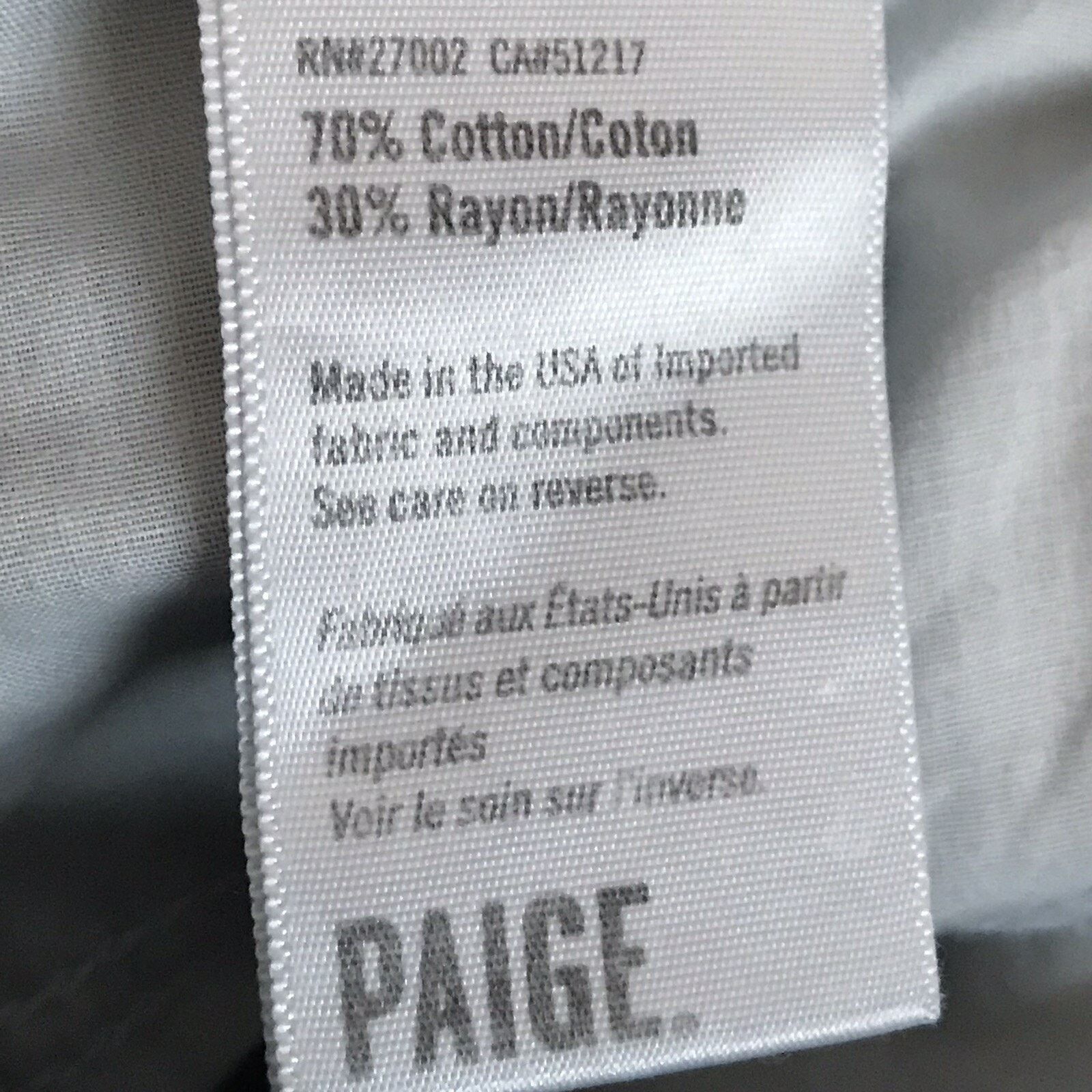 Paige Paige Jimmy Jimmy Crop Quincy Boyfriend Jeans 27x26 Stretch Size 27" / US 4 / IT 40 - 8 Thumbnail