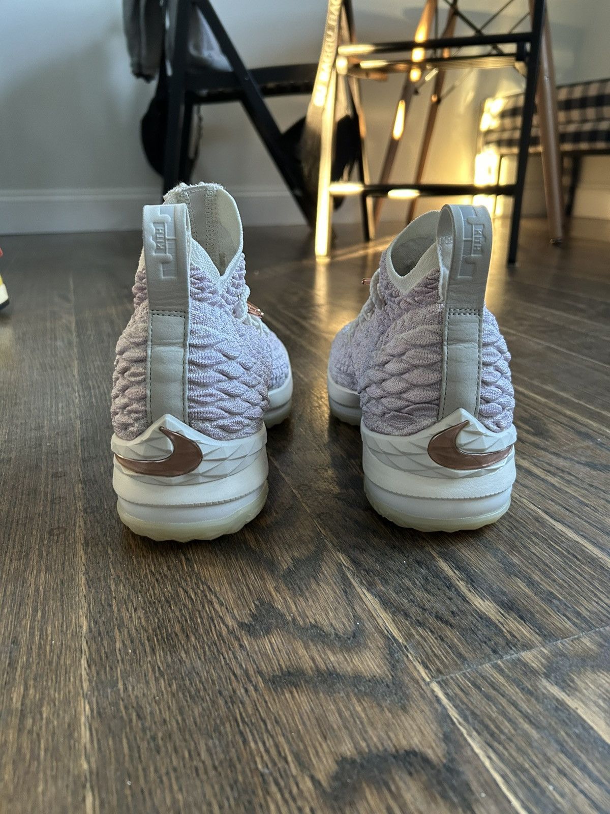 Nike NEW Nike Kith x Lebron Performance 15 “Rose Gold” US M 8 Size US 8 / EU 41 - 4 Thumbnail