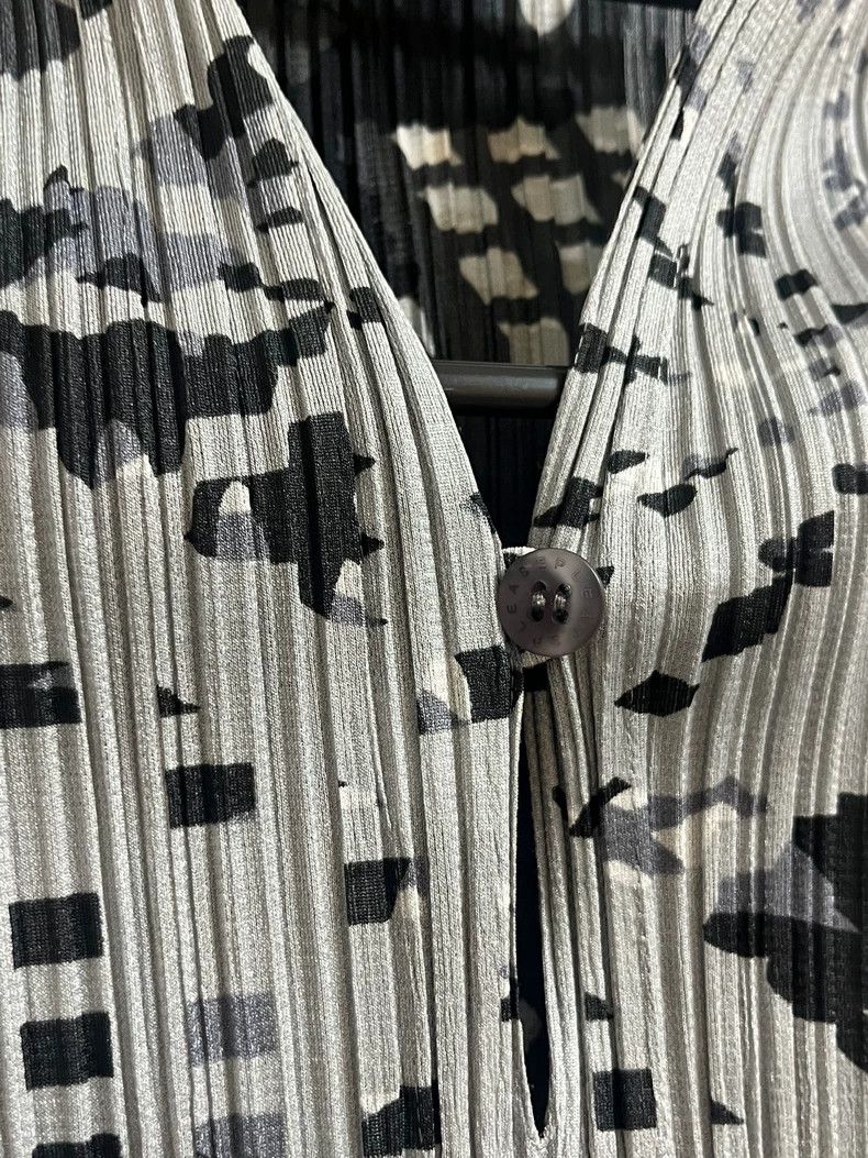 Issey Miyake issey miyake size:3 Black and white window patterned pleat Size XXS / US 00 / IT 34 - 3 Thumbnail