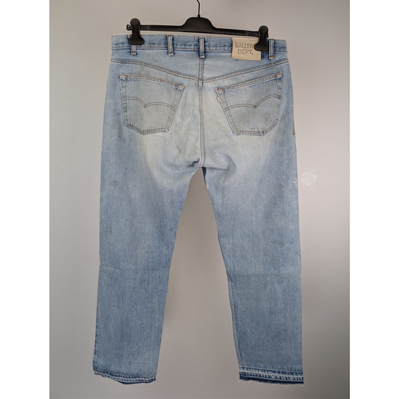 Gallery Dept. o1rshd1 Ken Reworked Vintage Ripped Destory Denim Jeans Size US 38 / EU 54 - 9 Thumbnail